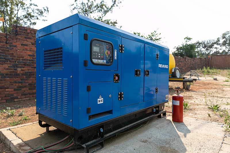 A diesel generator supplied by Renisto